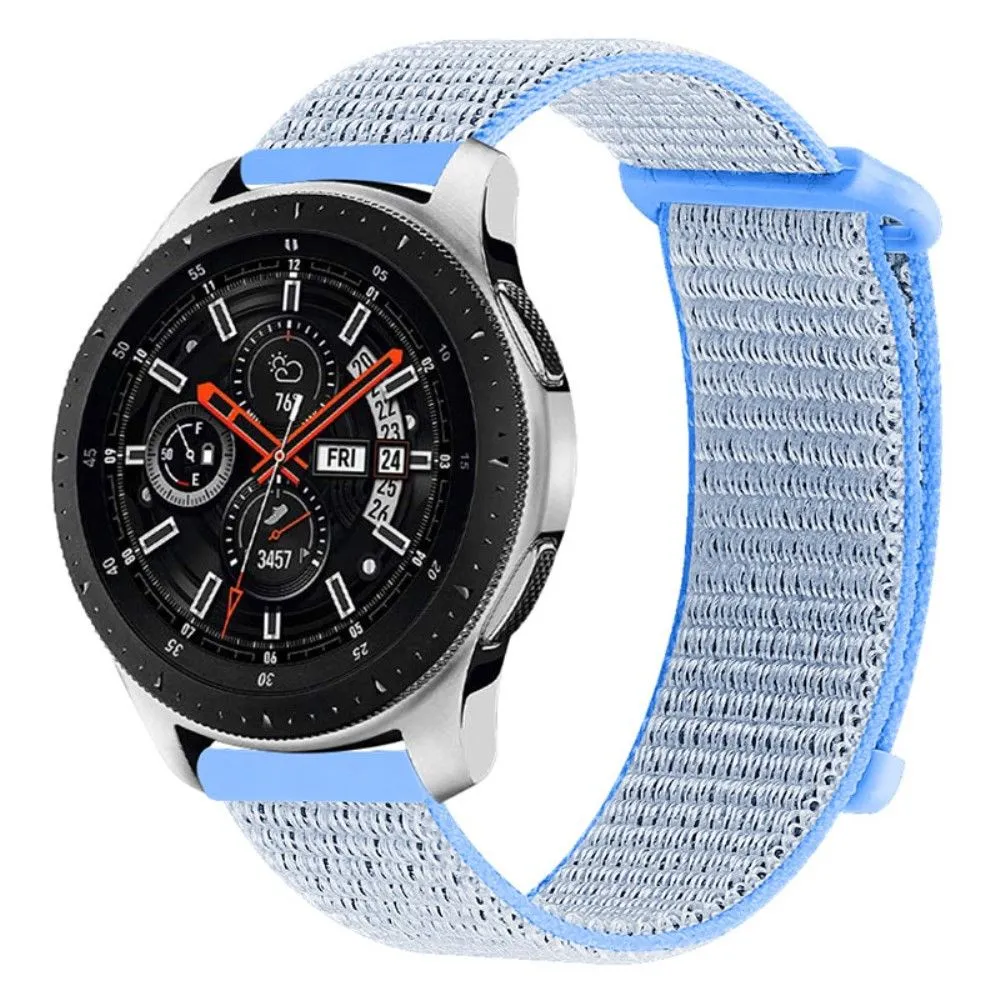 22mm Samsung Galaxy Watch 3 (45mm) / Watch (46mm) / Gear S3 nylon watch strap - Lake Blue