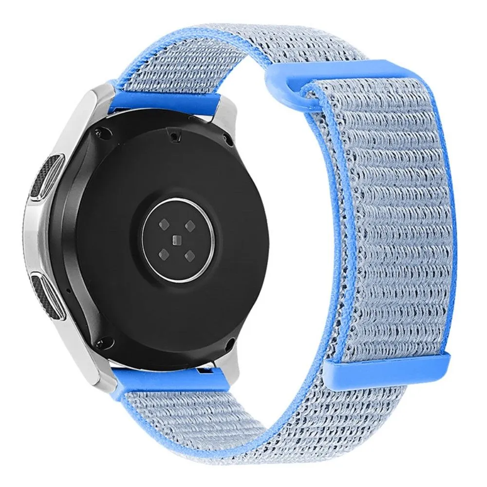 22mm Samsung Galaxy Watch 3 (45mm) / Watch (46mm) / Gear S3 nylon watch strap - Lake Blue