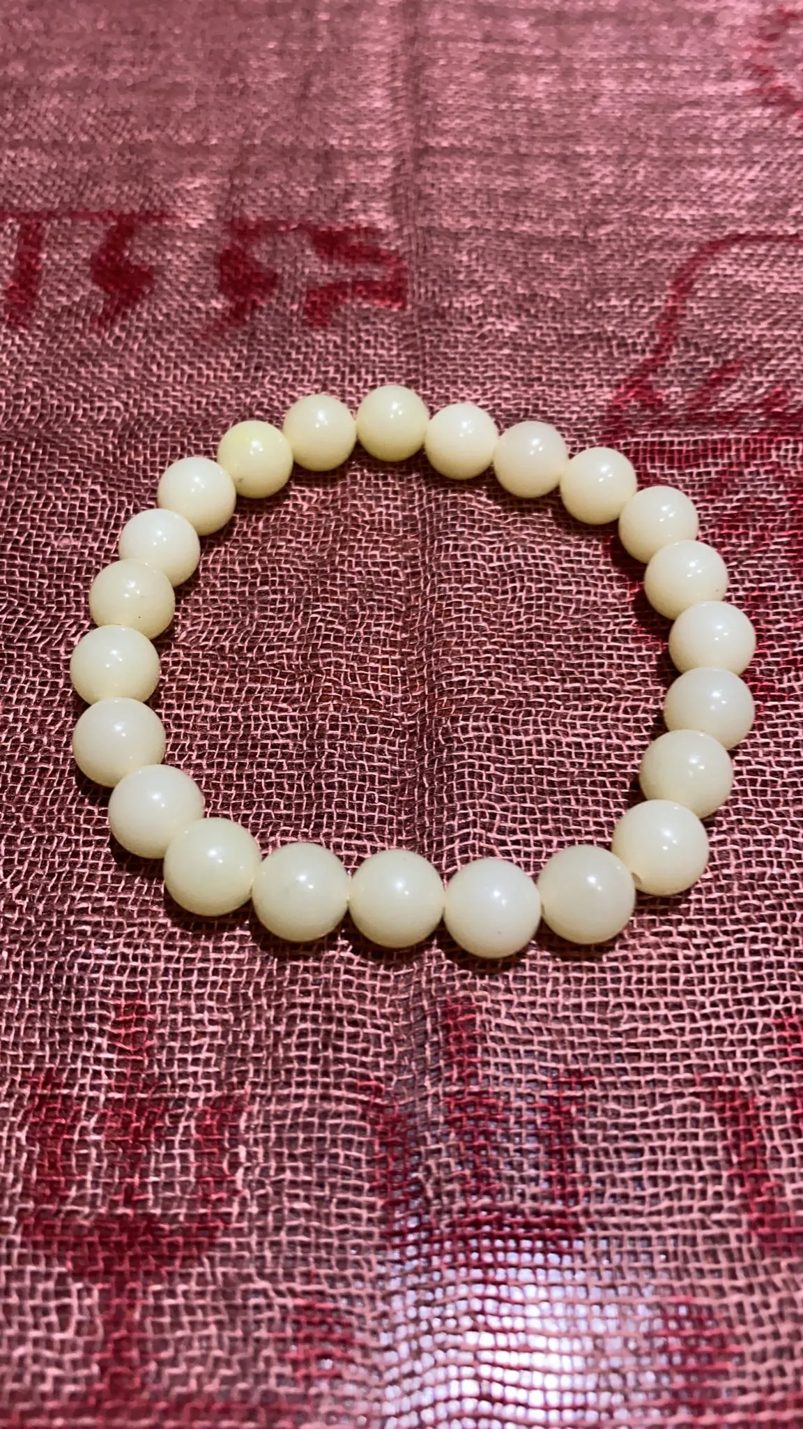 8MM Butter Jade Bead Bracelet