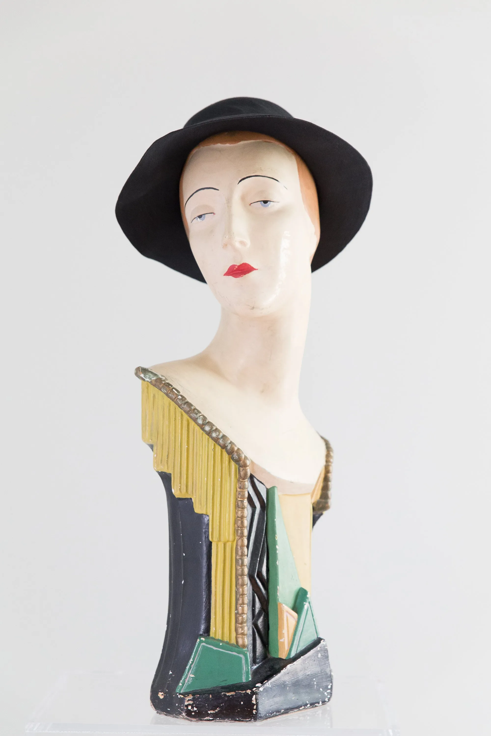 Adorable 1960's Black Bucket Style Hat From Neiman Marcus