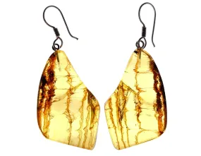 AMBER Crystal Earrings - Statement Earrings, Dangle Earrings, Handmade Jewelry, Healing Crystals and Stones, 50331