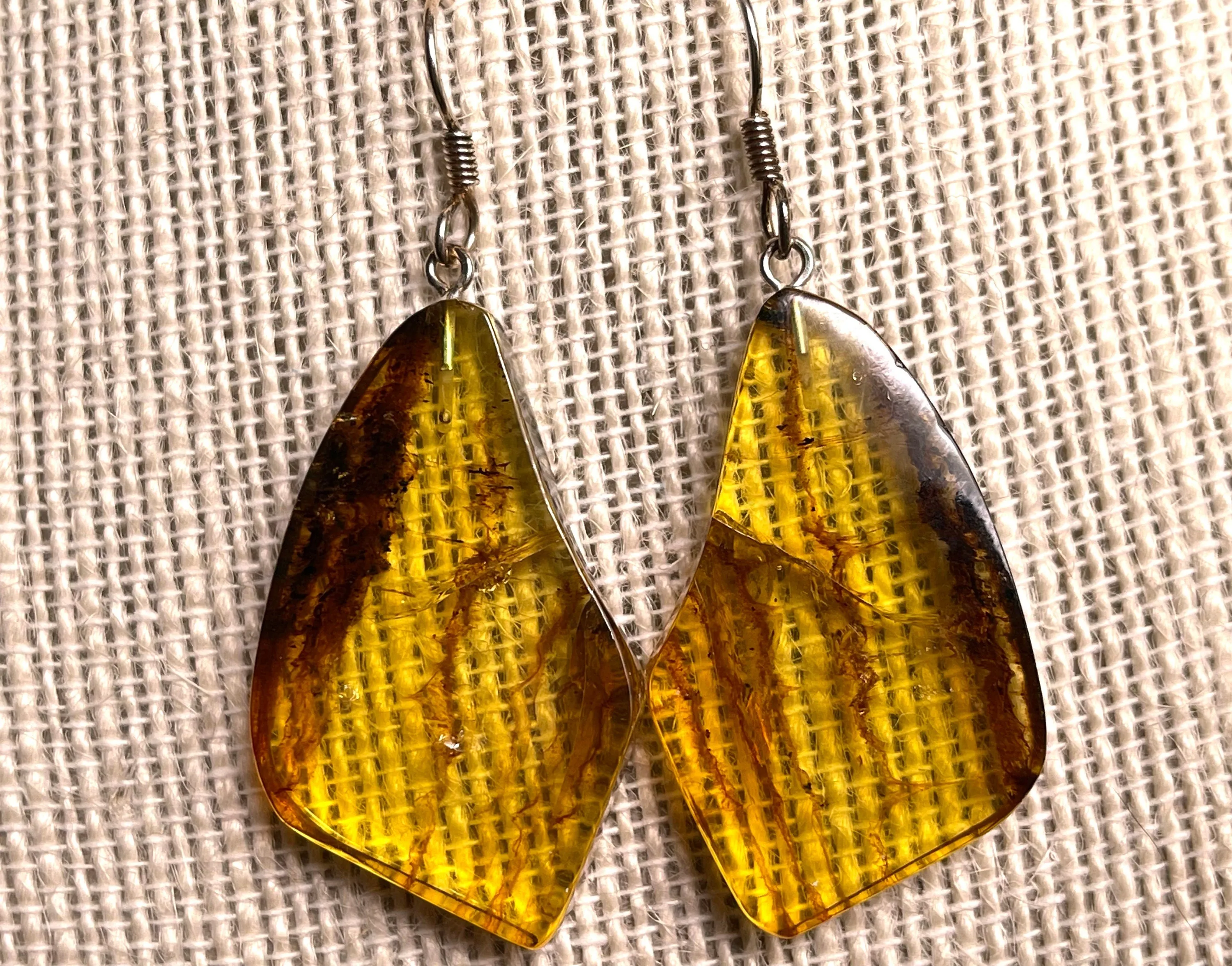 AMBER Crystal Earrings - Statement Earrings, Dangle Earrings, Handmade Jewelry, Healing Crystals and Stones, 50331