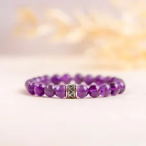 Amethyst Gemstone Bracelet - Delara Collection