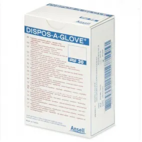 Ansell Dispos-A-Glove Powder Free Examination Gloves Large x 30/50/100