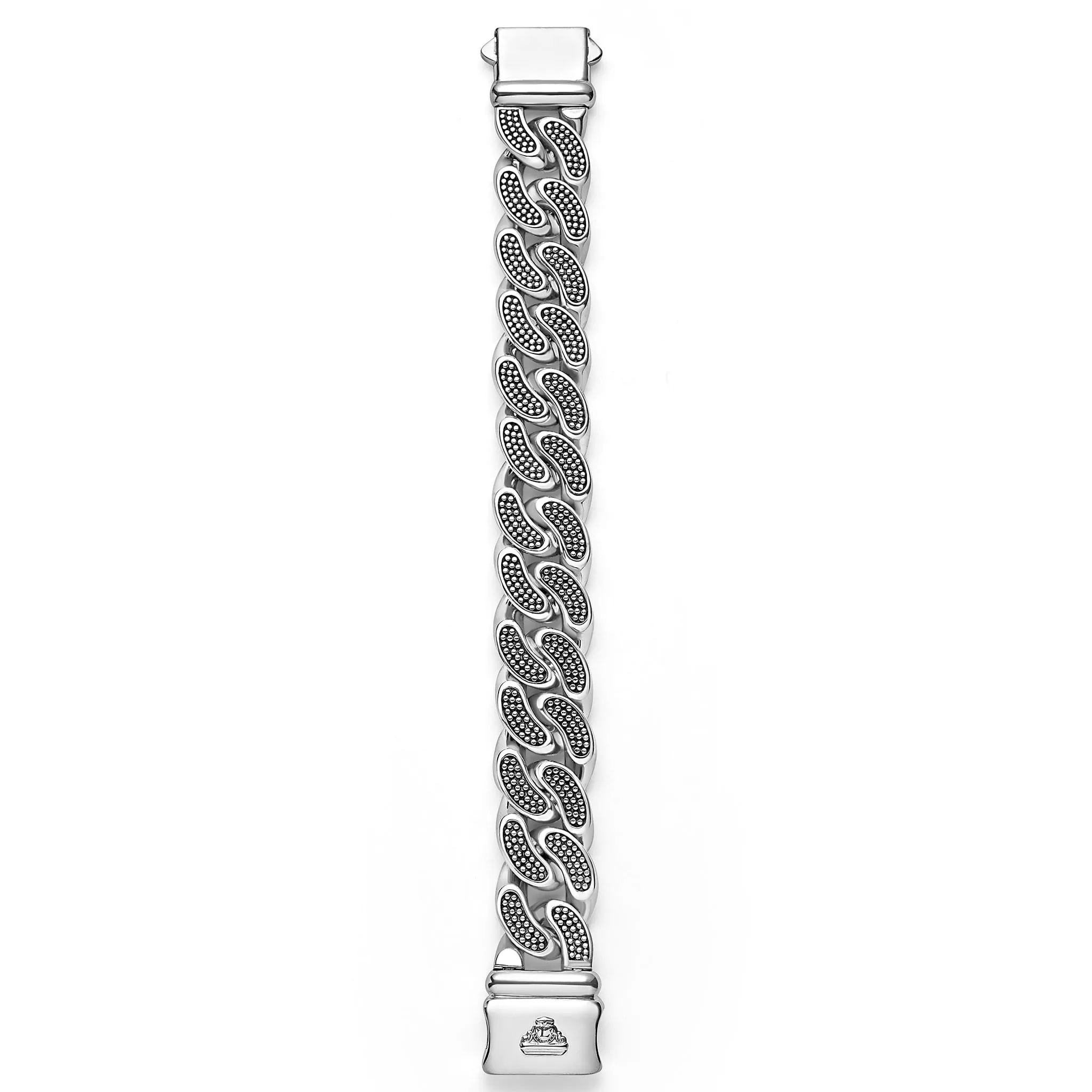 Anthem Silver Curb Link Bracelet | 19mm