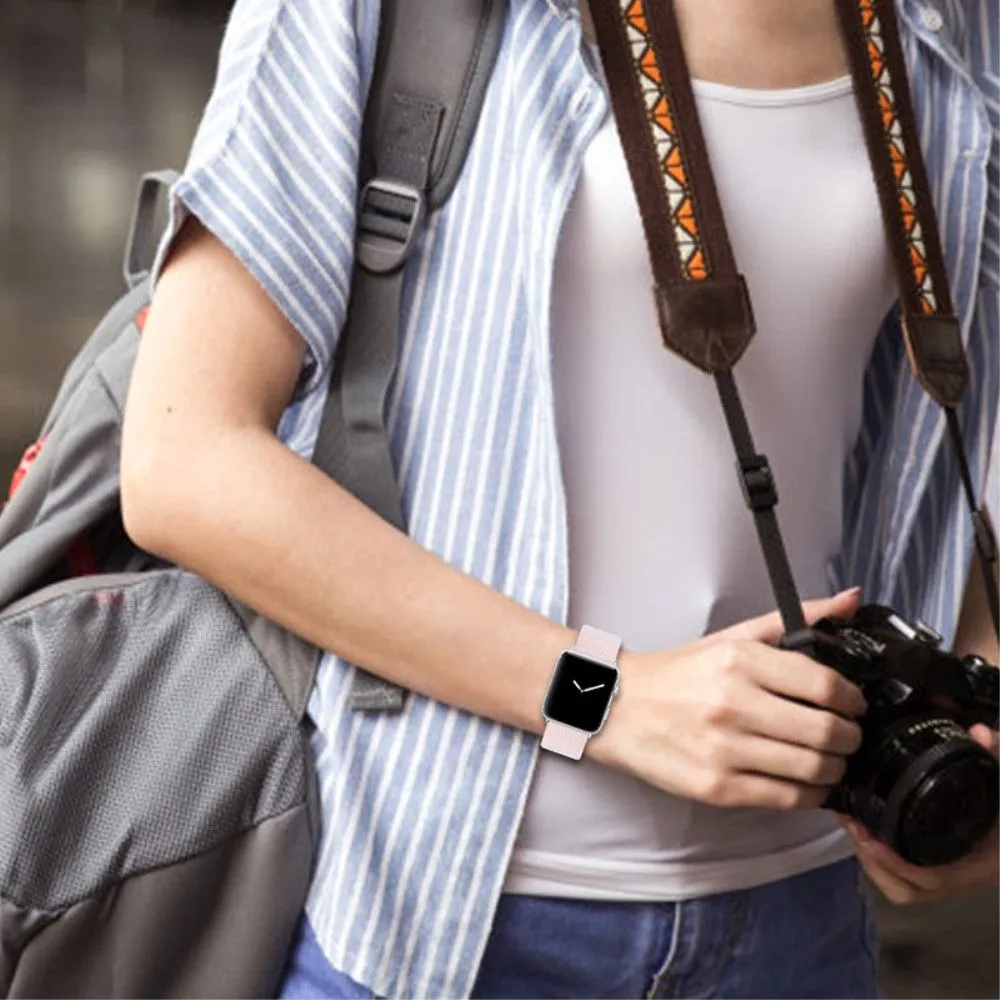 Apple Watch (45mm) nylon watch strap - Pink