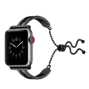 Apple Watch Series 4 44mm elegant metal watch band - Black