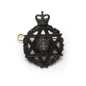 ARMY CHAPLAIN JEWISH CAP BADGE