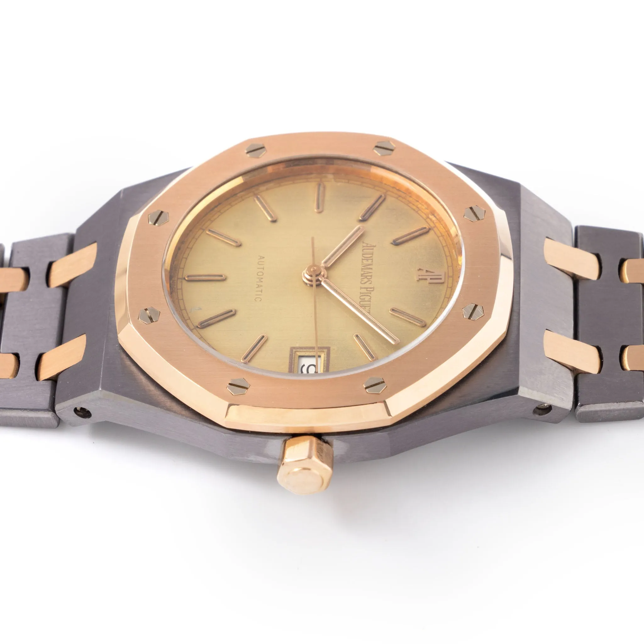 Audemars Piguet Royal-Oak 14790TR Tantalum and Rose gold with Tropical Lime dial