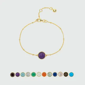 Barcelona Birthstone Gold Vermeil Bracelet