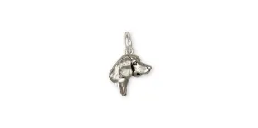 Beagle Charm Jewelry Sterling Silver Handmade Dog Charm CH36-C