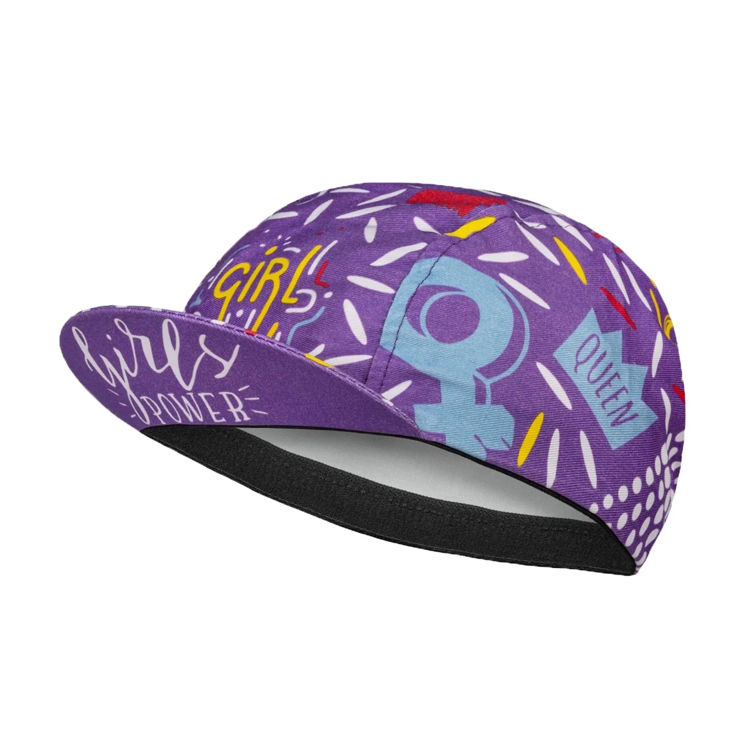 Beer Coffee Ice Cream Biscuit Cartoon Print Polyester Bicycle Cycling Caps Quick Dry Breathable Sweat Wicking Bike Hat