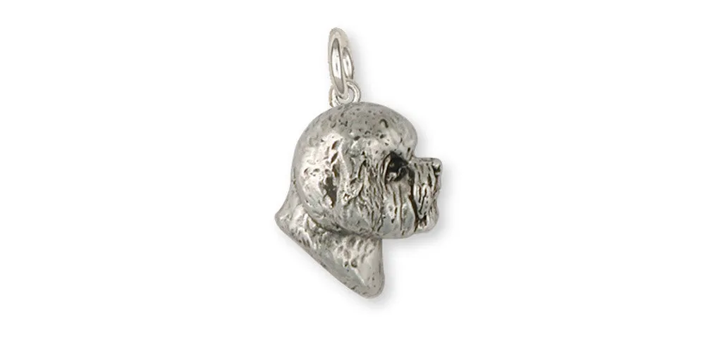 Bichon Frise Charm Jewelry Sterling Silver Handmade Dog Charm BF23-C