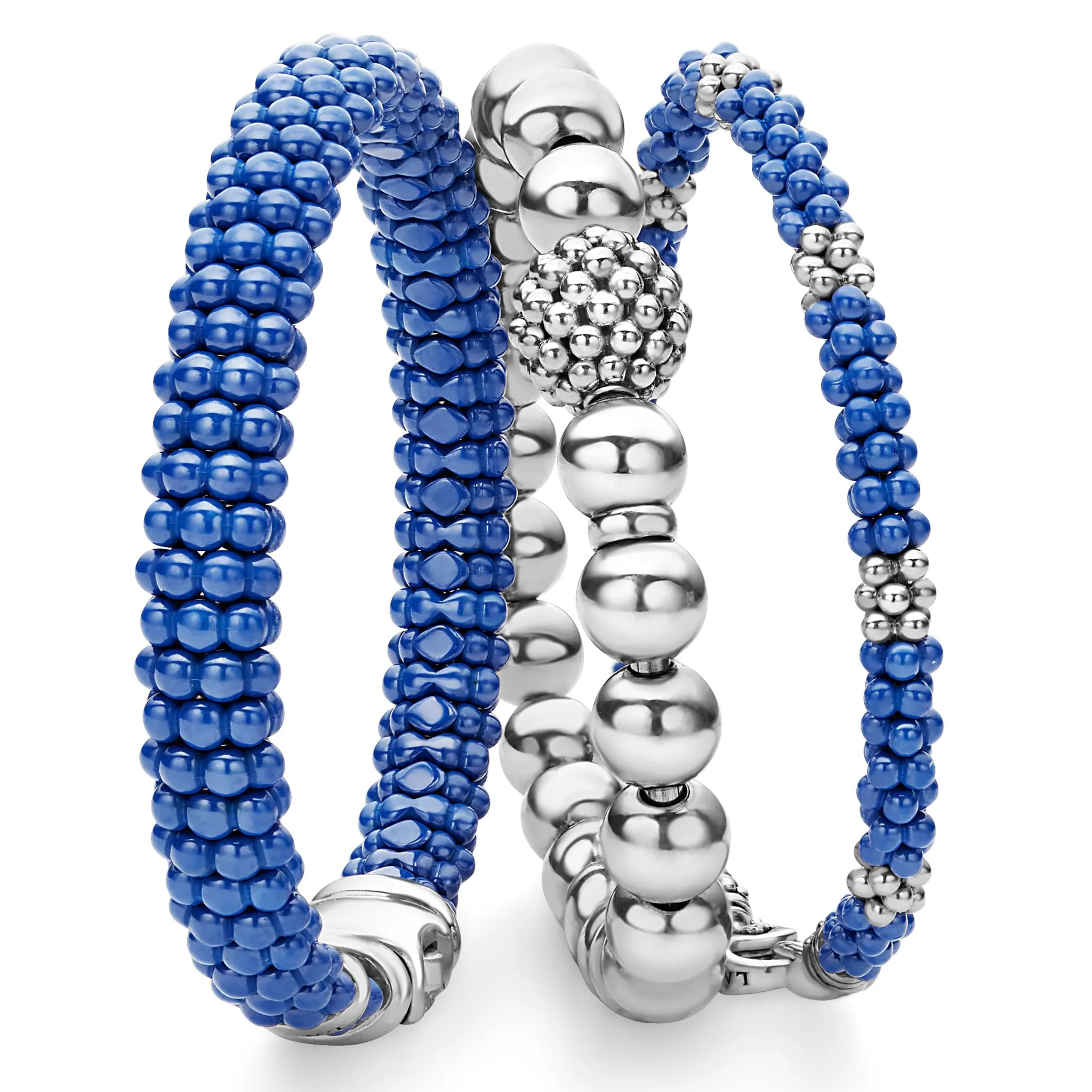 Blue Caviar Ultramarine Ceramic Caviar Bracelet Gift Set