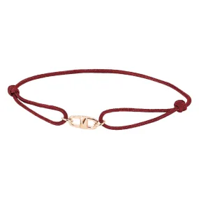 Bracelet LIEN Corde Amaranth RO