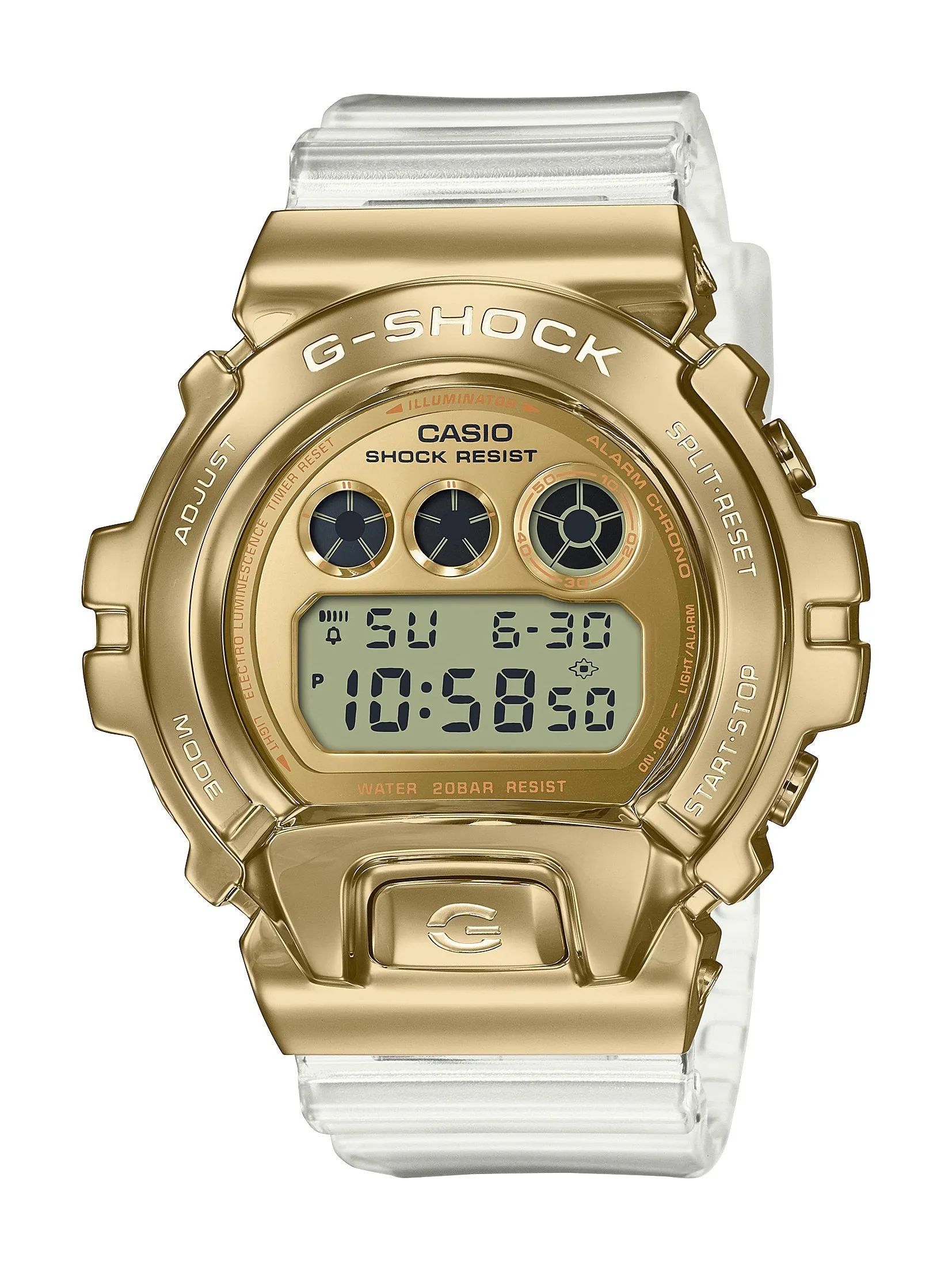 Casio G Shock Gold Ingot Gold and White Watch GM-6900SG-9DR