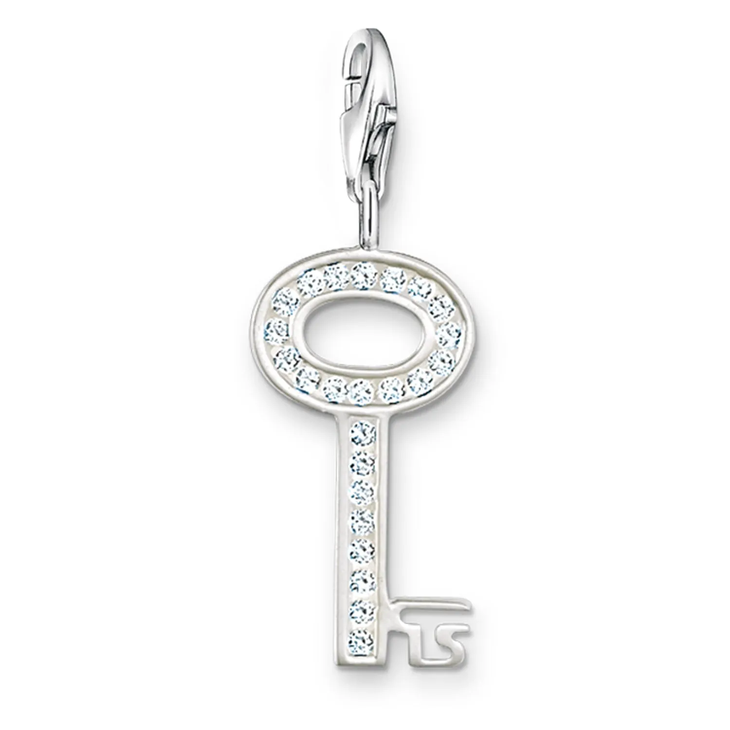 Charm Pendant White Key