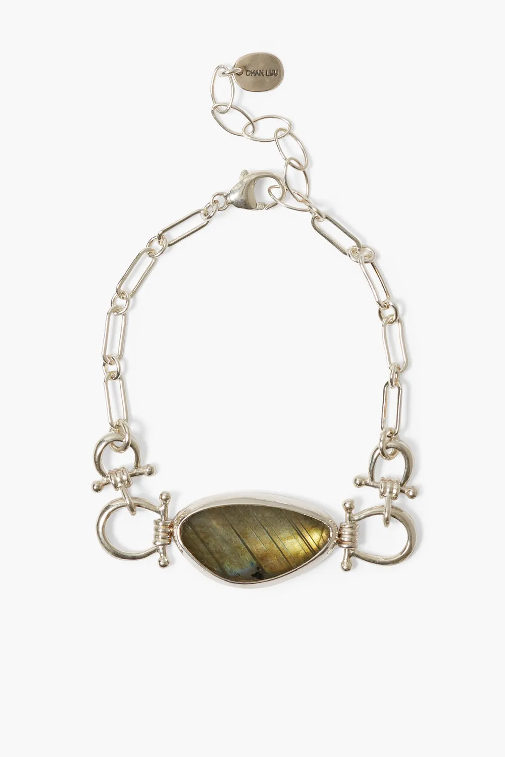 Cheval Bracelet Silver Labradorite