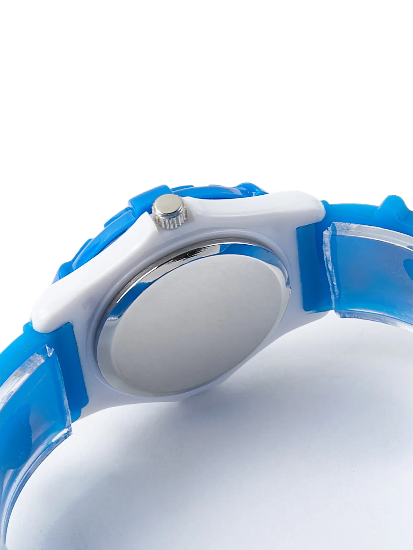 Children's Watch Blue Dinosaur Children's Watch Kids Wrist Watch Plastic Watch Circle Watch