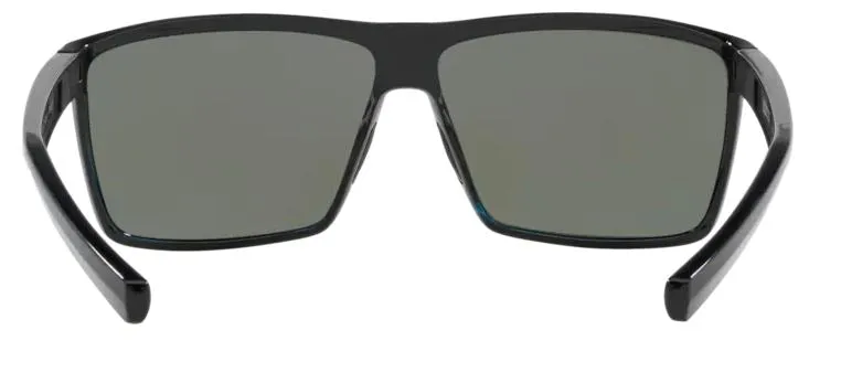 Costa Del Mar Rincon Shiny Black Frame - Gray 580 Glass Lens - Polarized Sunglasses