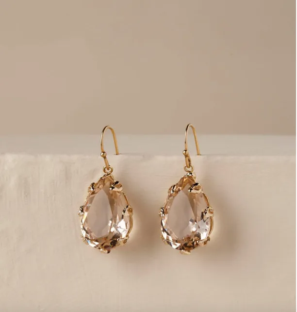 Danielle Champagne Drop Earrings