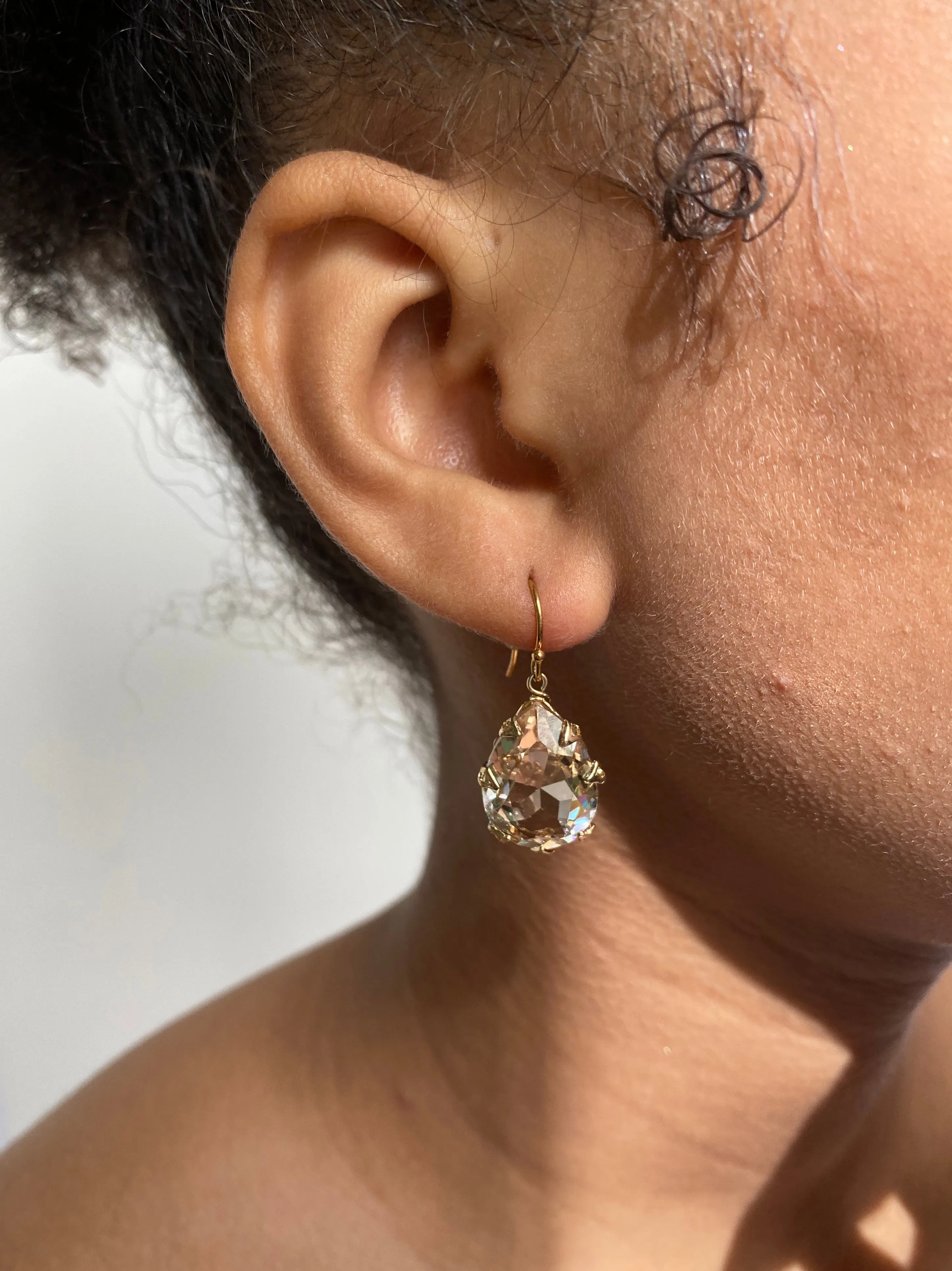 Danielle Champagne Drop Earrings