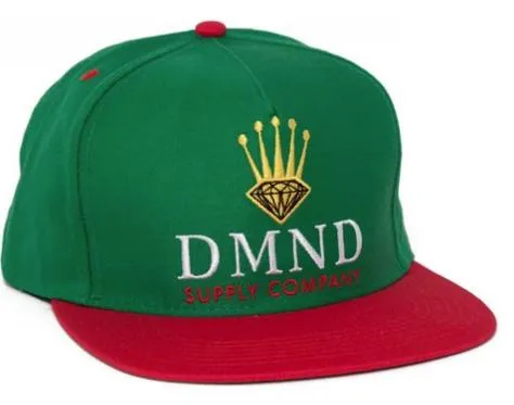 Diamond Crown Snapback Hat