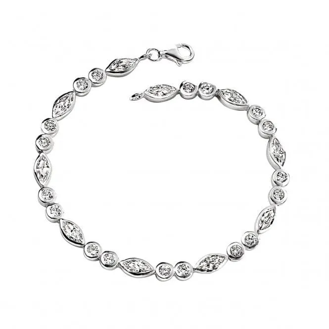 Elements Silver Marquise And CZ Bracelet B3093CZ362