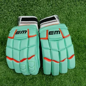 EM GT 1.0 Green Junior / Youth Cricket Batting Gloves