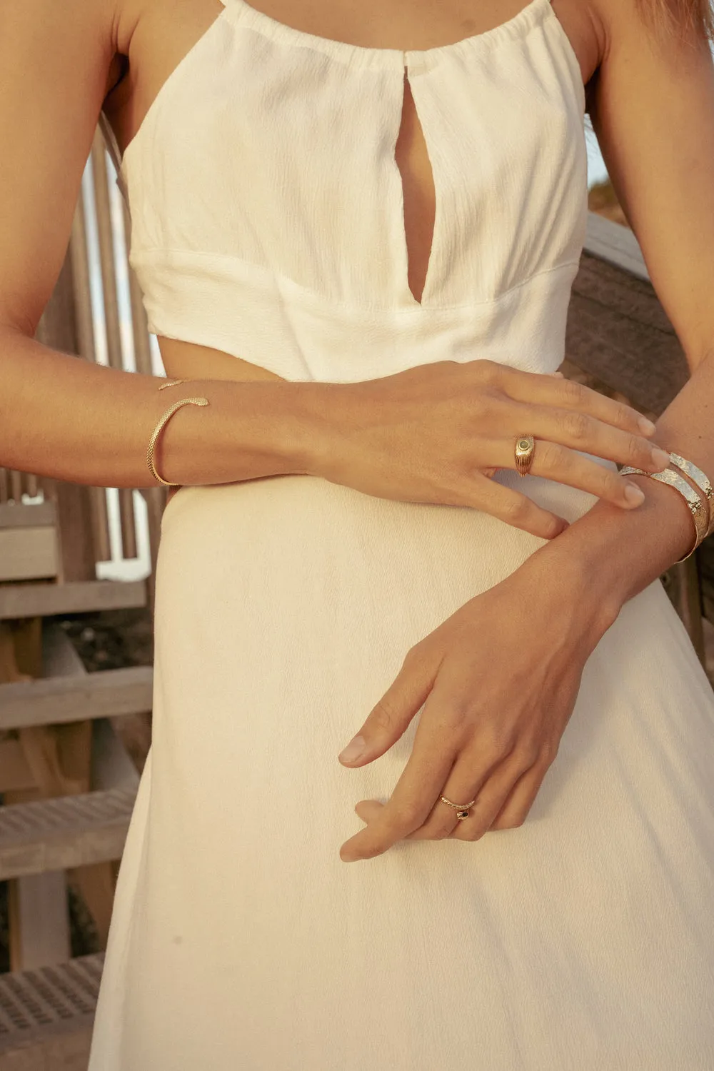 EMERALD SUNRISE RING