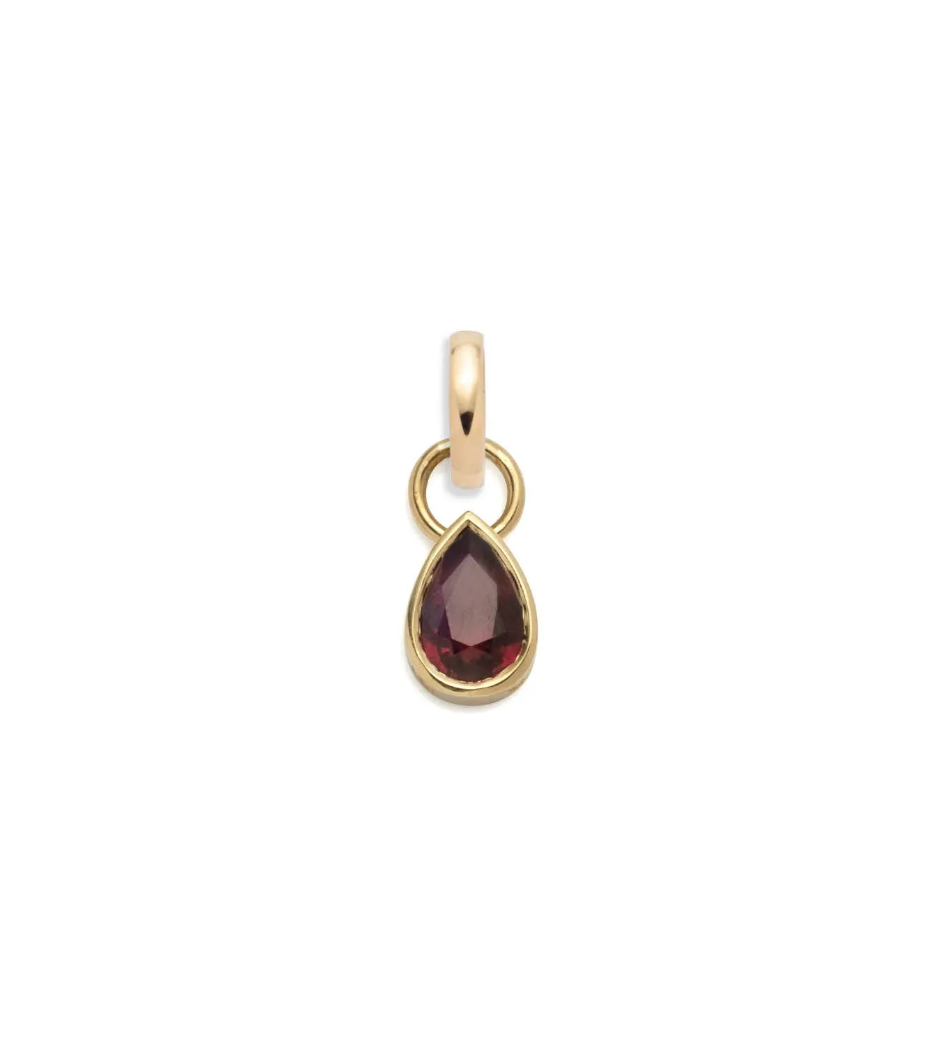 Forever & Always a Pair - Love : 1.25 ct Gemstone Pear Pendant with Annex Link