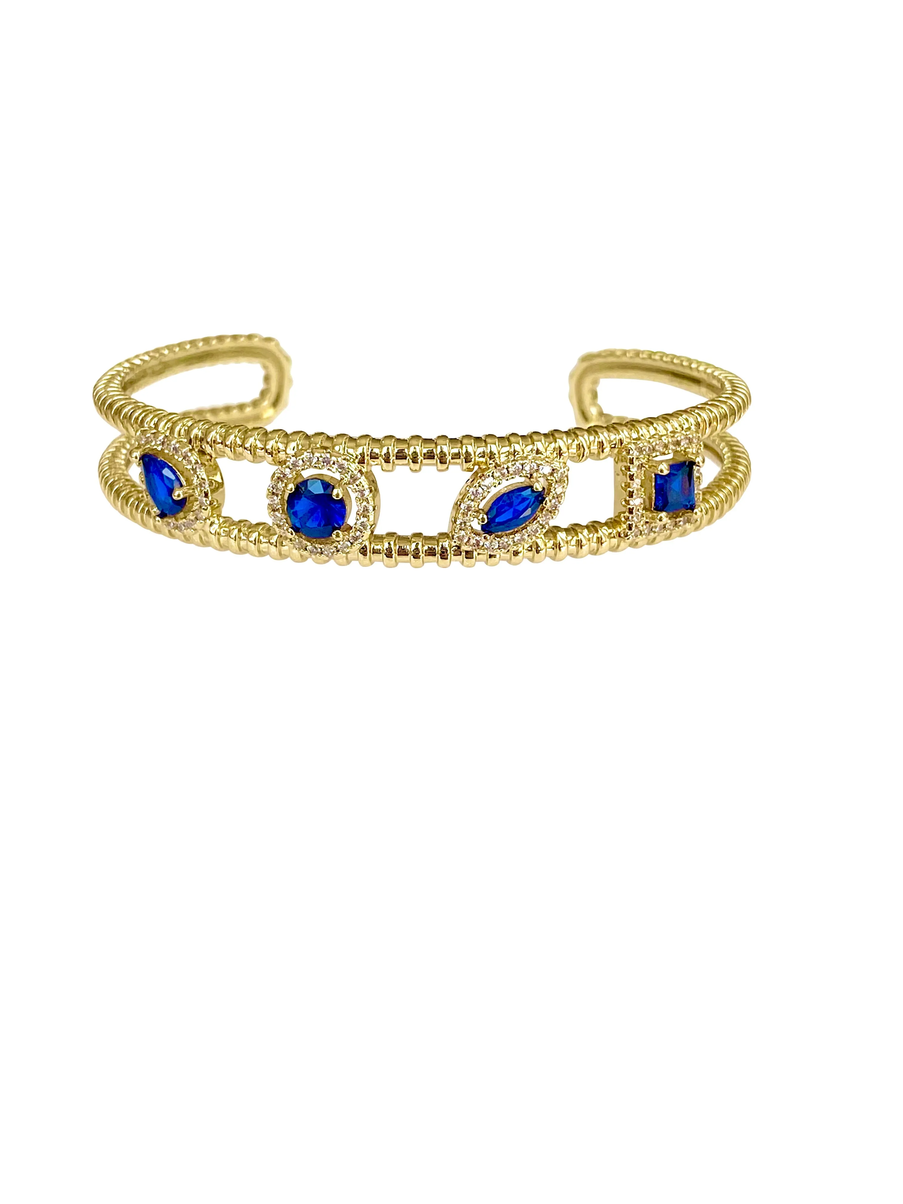 Gemstone Cuff Bracelet