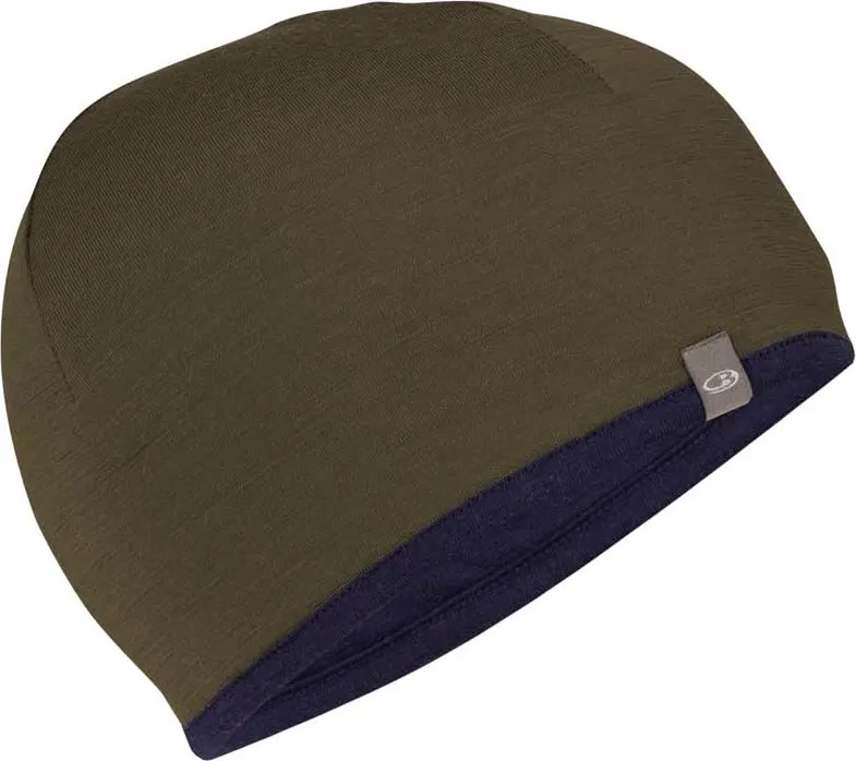 Icebreaker Unisex Pocket Hat Loden/Midnight Navy | Buy Icebreaker Unisex Pocket Hat Loden/Midnight Navy here | Outnorth