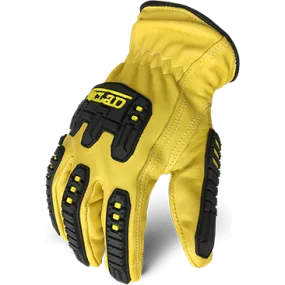 Ironclad 360 Degree Cut Leather Impact Work Gloves - Wheat - ILD-IMPC5