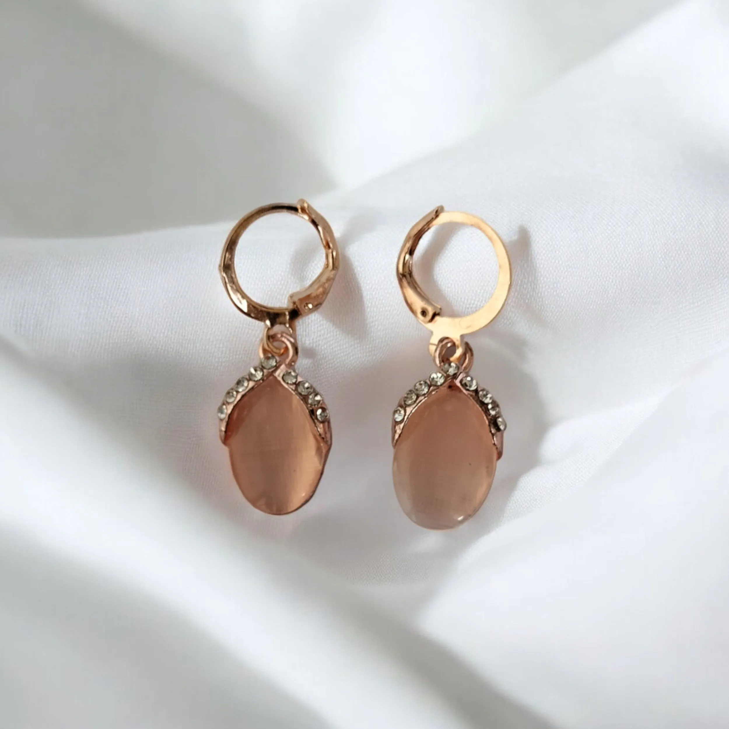 Jewelestia Rose Quartz Elegance Drops