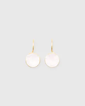 Lady Like Earrings in Rose Quartz