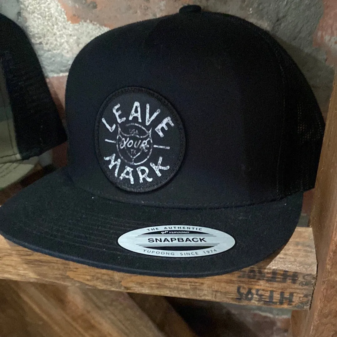 Leave Your Mark Patch Snapback Hat [7 Colors]