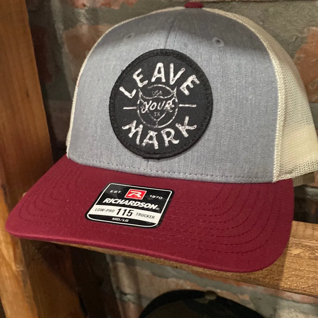 Leave Your Mark Patch Snapback Hat [7 Colors]