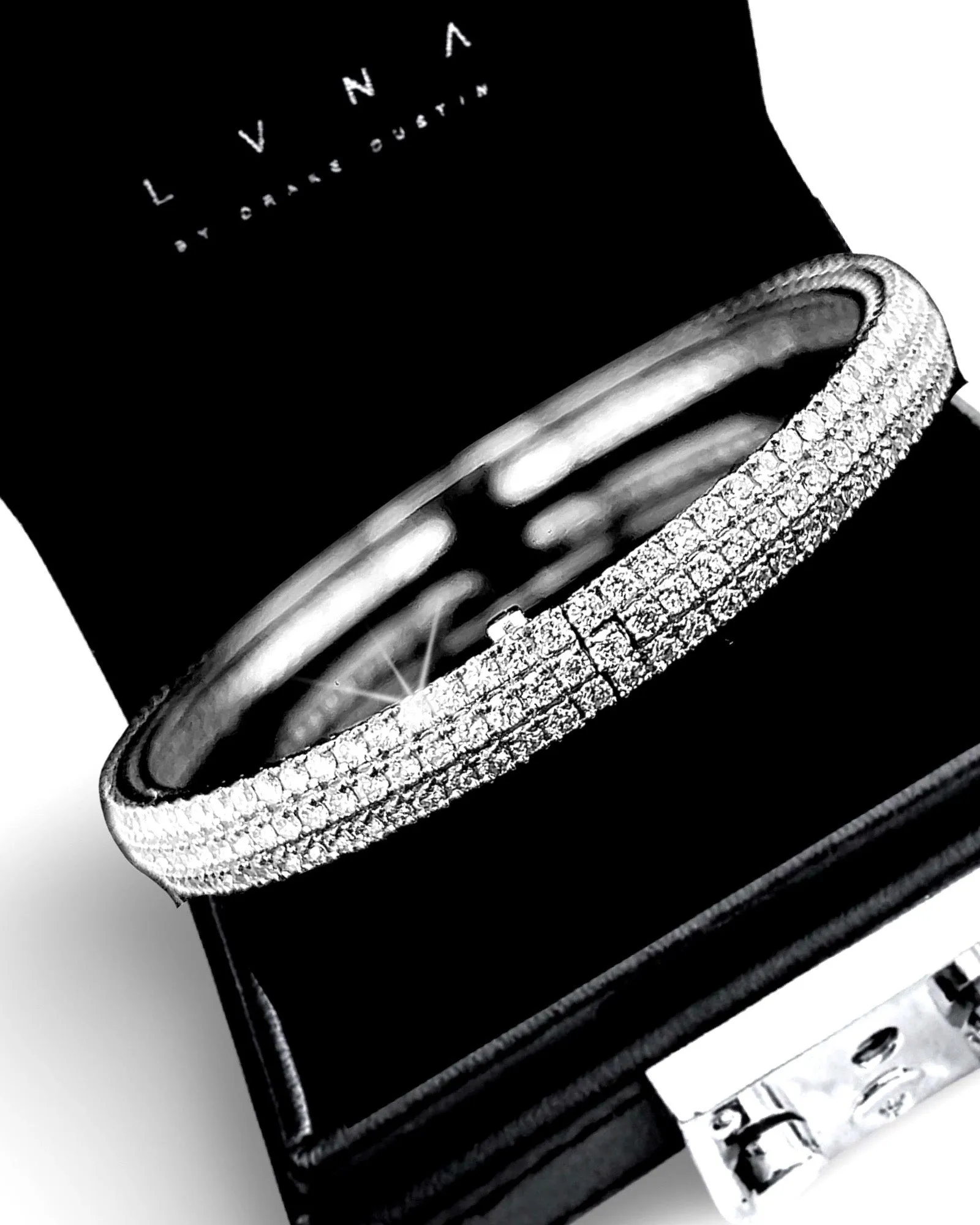 #LVNA2024 | Three-Tier Paved Bangle Diamond Bracelet 18kt