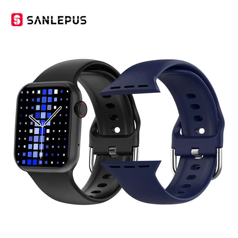 Men Women Smartwatch  Bluetooth Calls Smart Watch Custom Watch Face Health Monitor Fitness Bracelet For Android iOS