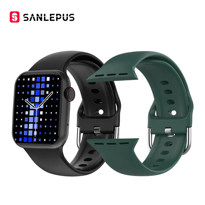 Men Women Smartwatch  Bluetooth Calls Smart Watch Custom Watch Face Health Monitor Fitness Bracelet For Android iOS