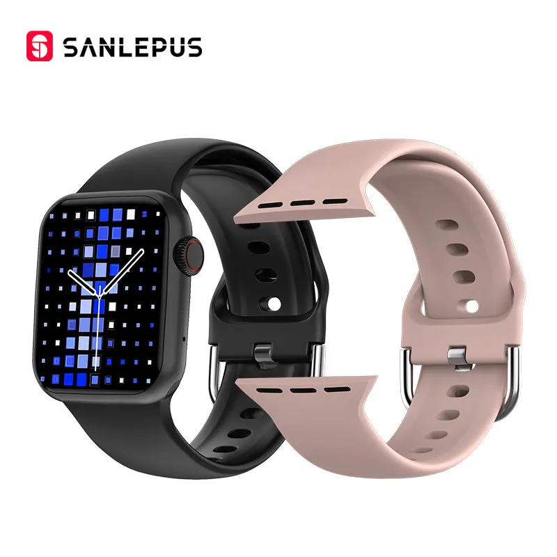 Men Women Smartwatch  Bluetooth Calls Smart Watch Custom Watch Face Health Monitor Fitness Bracelet For Android iOS