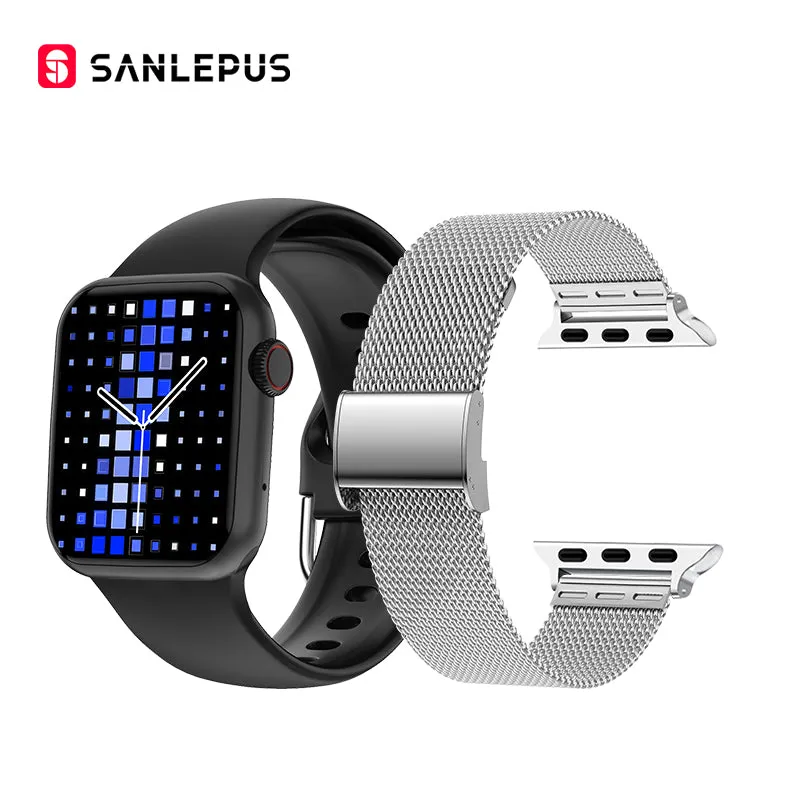 Men Women Smartwatch  Bluetooth Calls Smart Watch Custom Watch Face Health Monitor Fitness Bracelet For Android iOS