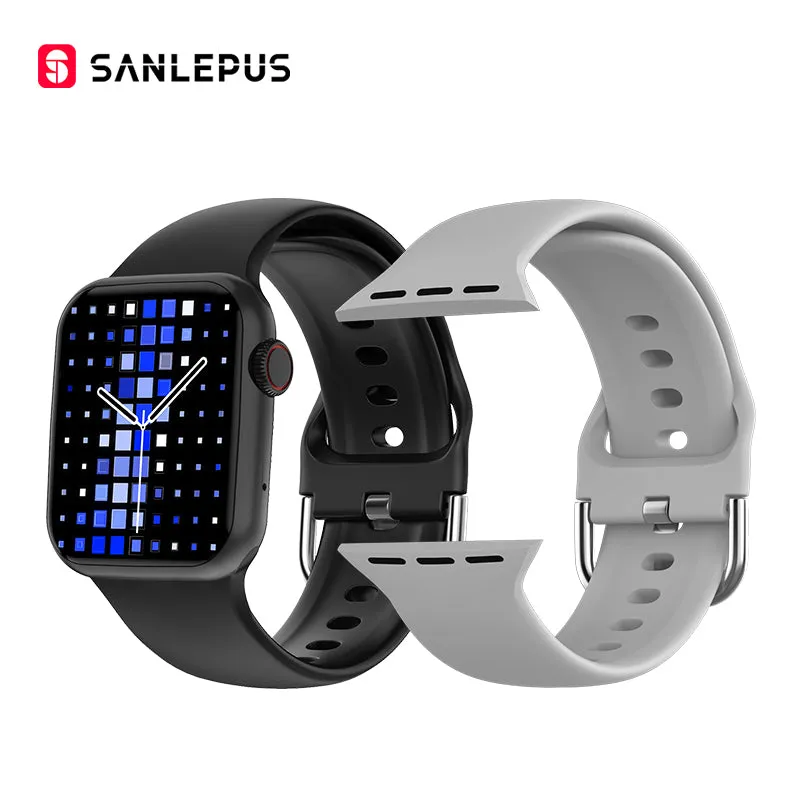 Men Women Smartwatch  Bluetooth Calls Smart Watch Custom Watch Face Health Monitor Fitness Bracelet For Android iOS