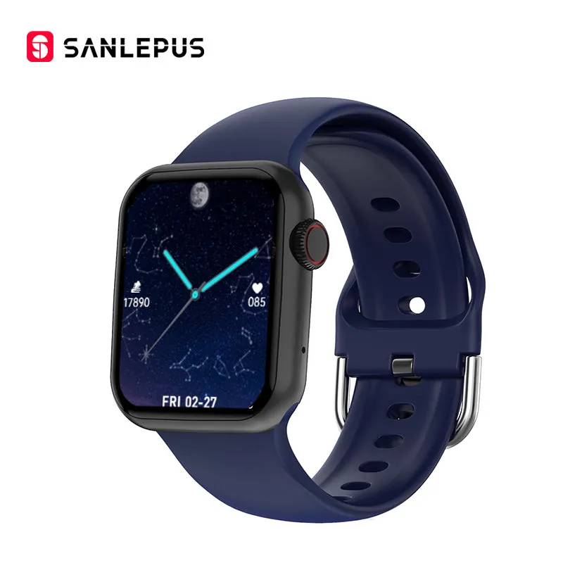 Men Women Smartwatch  Bluetooth Calls Smart Watch Custom Watch Face Health Monitor Fitness Bracelet For Android iOS