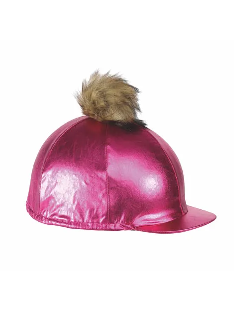 Metallic  Pom Pom Hat Cover