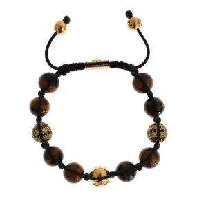 Nialaya Chic Multicolor CZ & Tigers Eye Bracelet