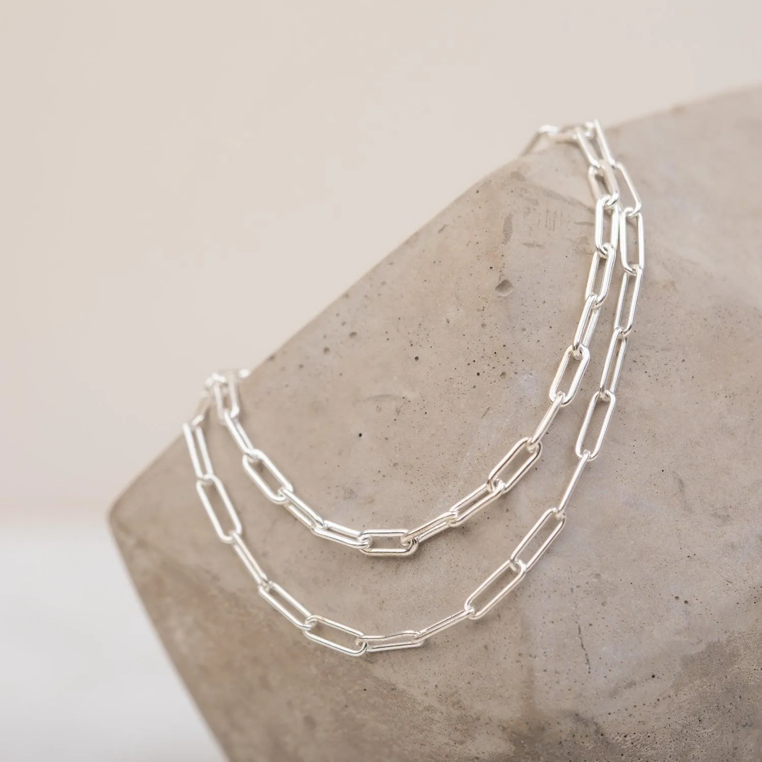 Paperclip Bracelet - sterling silver