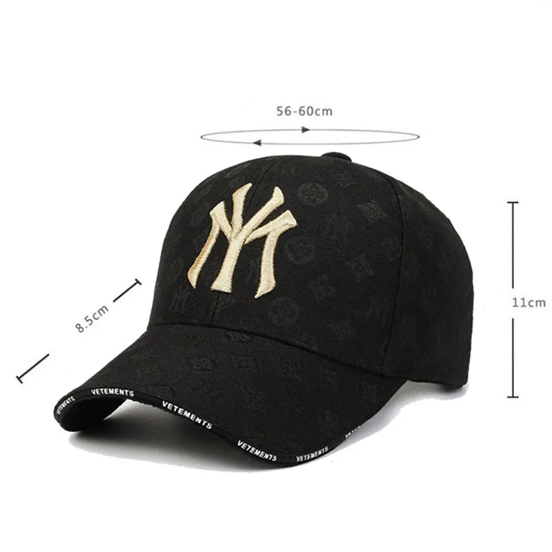 Pattern High Quality Letters Embroidery Adjustable Baseball Caps Men and Women Outdoors Sports Cap Adult Fashion Sun Hats