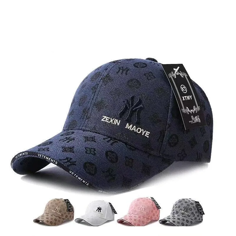 Pattern High Quality Letters Embroidery Adjustable Baseball Caps Men and Women Outdoors Sports Cap Adult Fashion Sun Hats